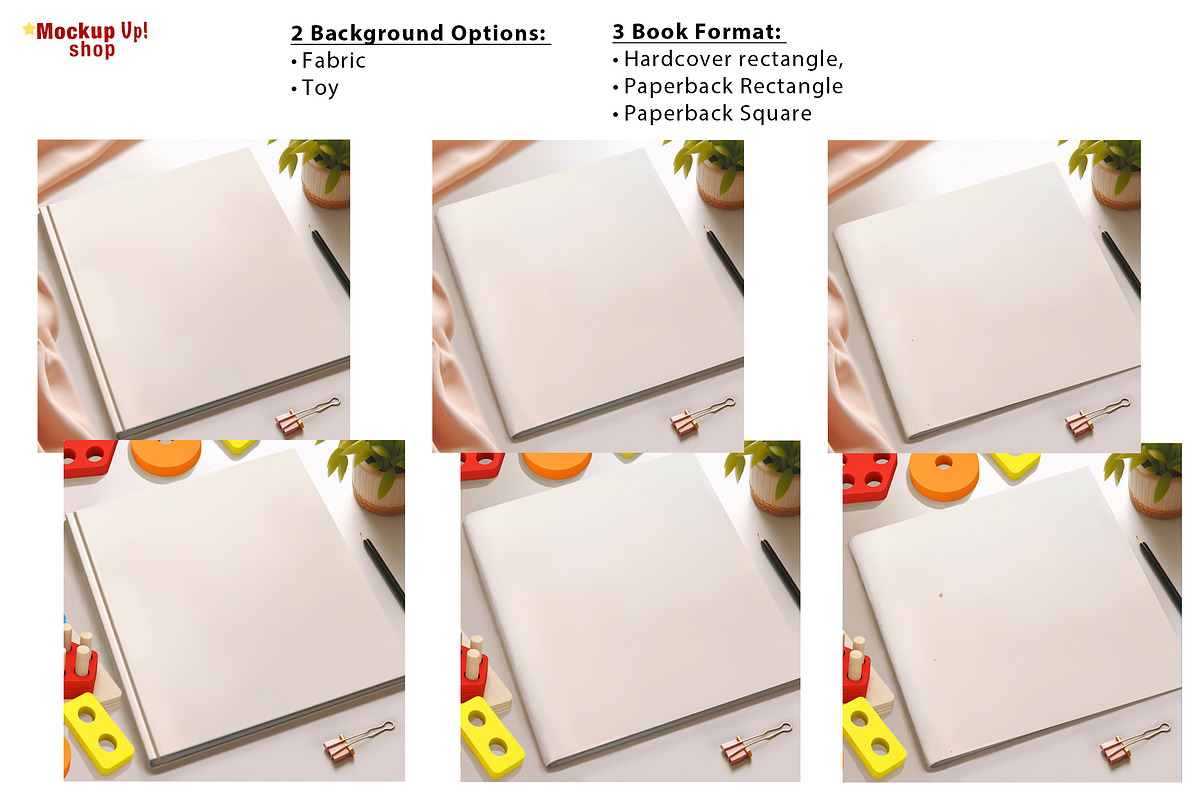 Hardcover & Paperback Book Mockup, a Books & Magazine Mockup by Mockup Up! (Photo 3 of 4)