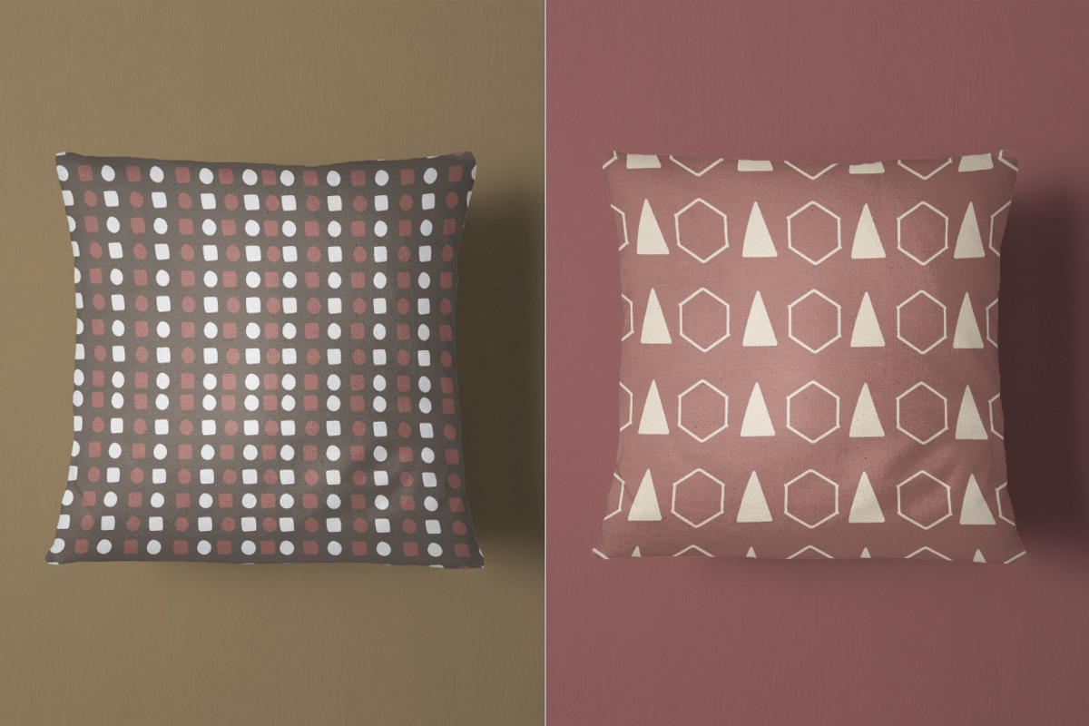 Seamless Geometric Patterns, a Pattern Graphic by Swathi Kirthyvasan (Photo 3 of 7)