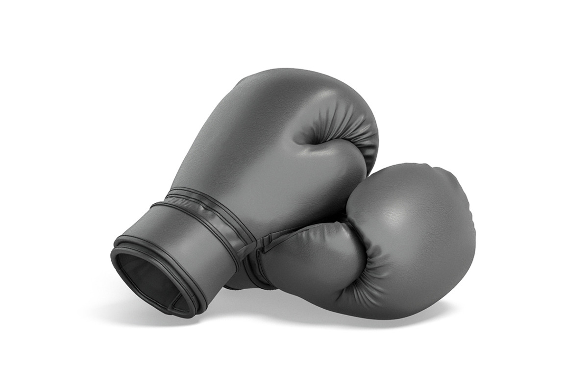 Black Leather Boxing Gloves 3D Model, an Object 3D Model by rebrandy (Photo 4 of 9)