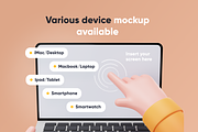 Mockupy - Cute 3D Device Mockup, an Object 3D Model by Illustraly Design (Thumbnail 2 of 8)