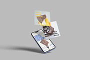 Floating Social Maedia Pages Mockup, an Android Mockup by Izdihaar_Studio (Thumbnail 1 of 2)