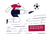 Competitive Sport Players Pack, an Illustration by Lucky Shop (Thumbnail 8 of 12)