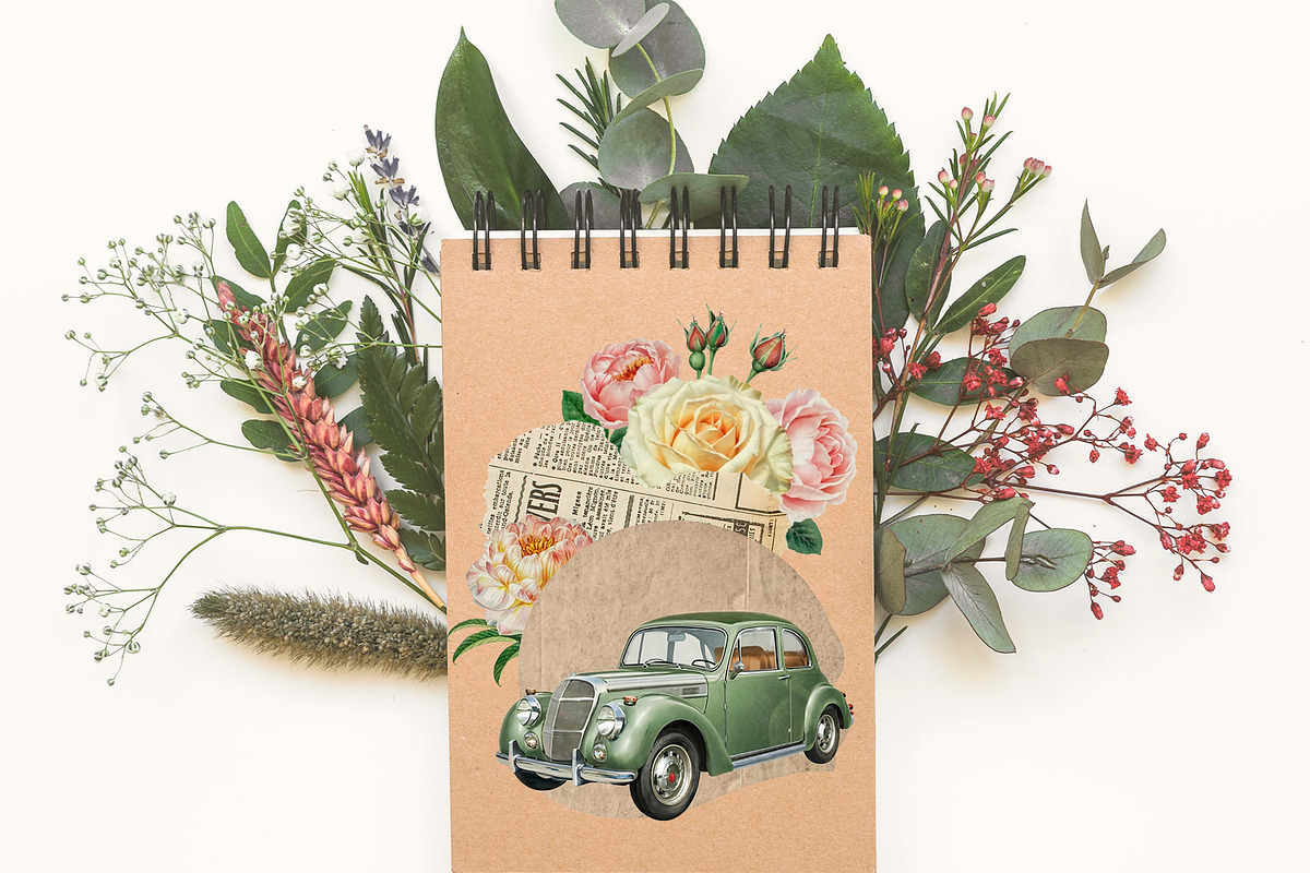 Vintage Collage Creator 99+ Elements, an Illustration by DigitalDesignAI (Photo 3 of 28)
