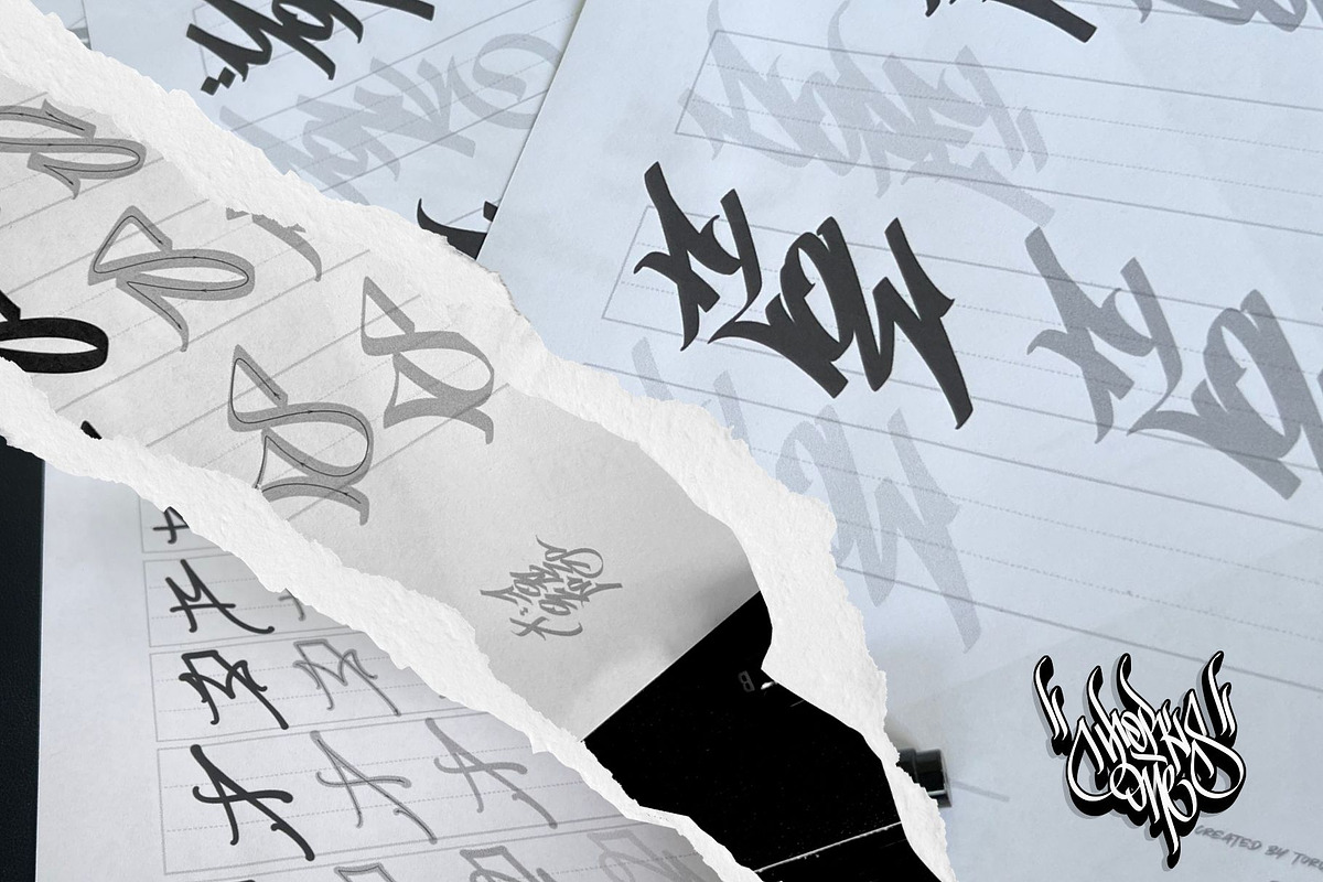 Graffiti Handstyle Workbook - PDF, an Education Illustration by Torus1 (Photo 3 of 7)