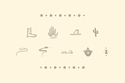 The Southwest Icon Pack, an Outline Icon by By Hand Designs (Thumbnail 2 of 9)