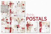 Grungy Postals, a Decorative Illustration by rileyBgraphics (Thumbnail 1 of 6)