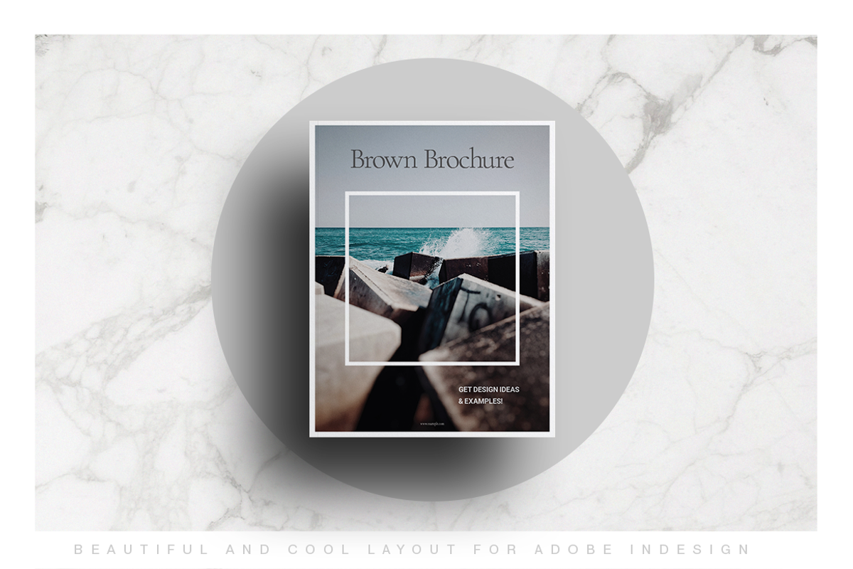 Brown Lifestyle Brochure Layout, a Brochure Template by Boris Cupac (Photo 1 of 7)