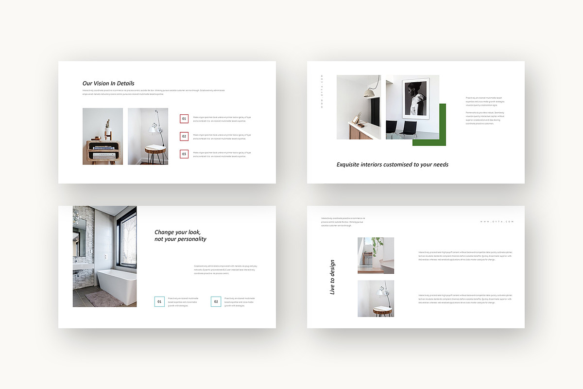 Oyta : Interior Design Powerpoint preview 5