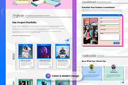 Y2K Fashion Designer Website, an App Template by SLAB! Design (Thumbnail 3 of 4)