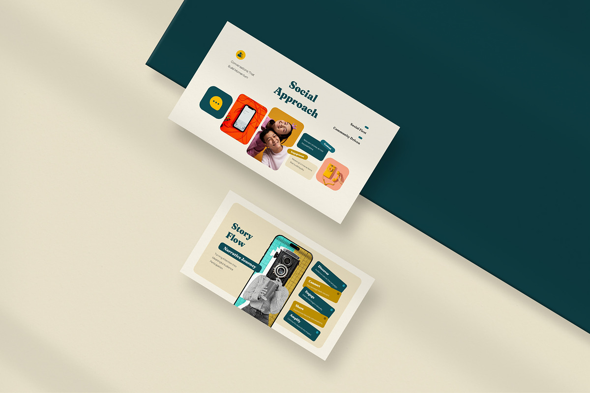 Creative Campaign PowerPoint, a Presentation Template by New Coral Design (Photo 5 of 6)