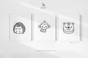 Cute Animal Svg Bundle, doodle 129, an Illustration by Drawberx (Thumbnail 9 of 10)