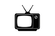 Retro Television Minimal Silhouette, a Graphic by hafijul (Thumbnail 11 of 14)