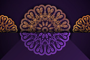 Mandala Oriental Floral art Bundle, a Background Graphic by NJ Himel (Thumbnail 26 of 97)
