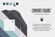 Comfort Colors 6014 Mockups, a Shirt Mockup by Photific (Thumbnail 4 of 6)