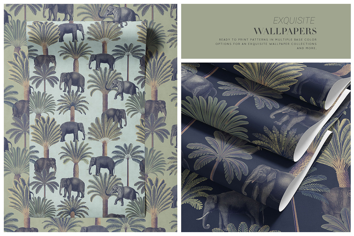 Palm Grove, Luxury tropical Prints!, a Pattern Graphic by Pink Linen (Photo 13 of 13)