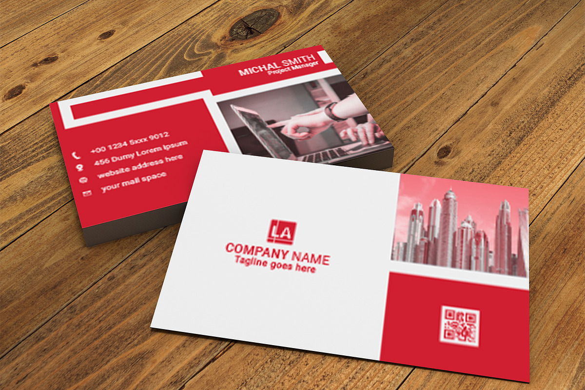 3 Corporate Business Card Design Tem, a Business Card Template by Lakhan1998 (Photo 2 of 4)