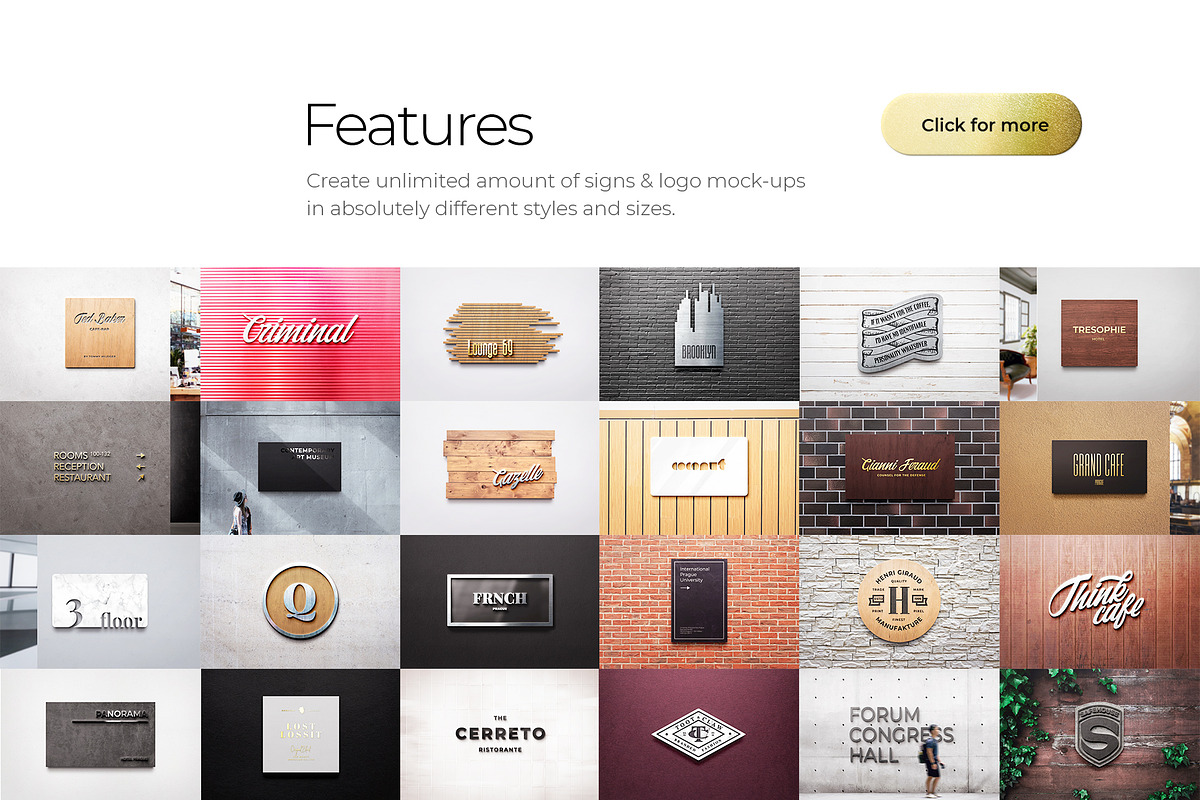 Logo Sign Mockup Generator Badge 3D, a Product Mockup by PrintPixel (Photo 2 of 7)