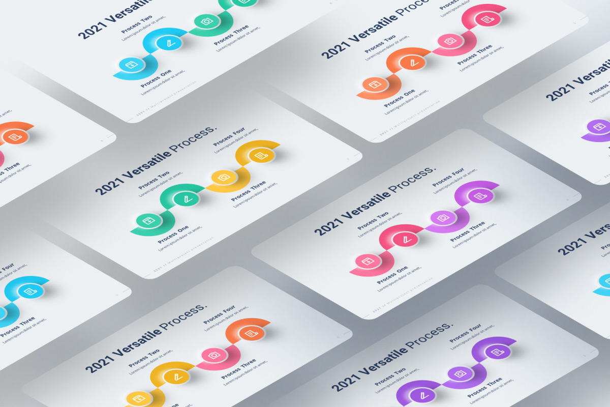 Neumorphic Style 2021 Powerpoint, a Presentation Template by Brandearth RRGraph (Photo 28 of 30)
