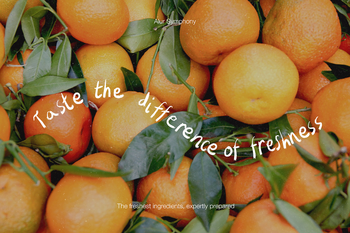 Alur Symphony Handwritten Brush Font, a Handwritten Font by Perplexitics (Photo 2 of 10)