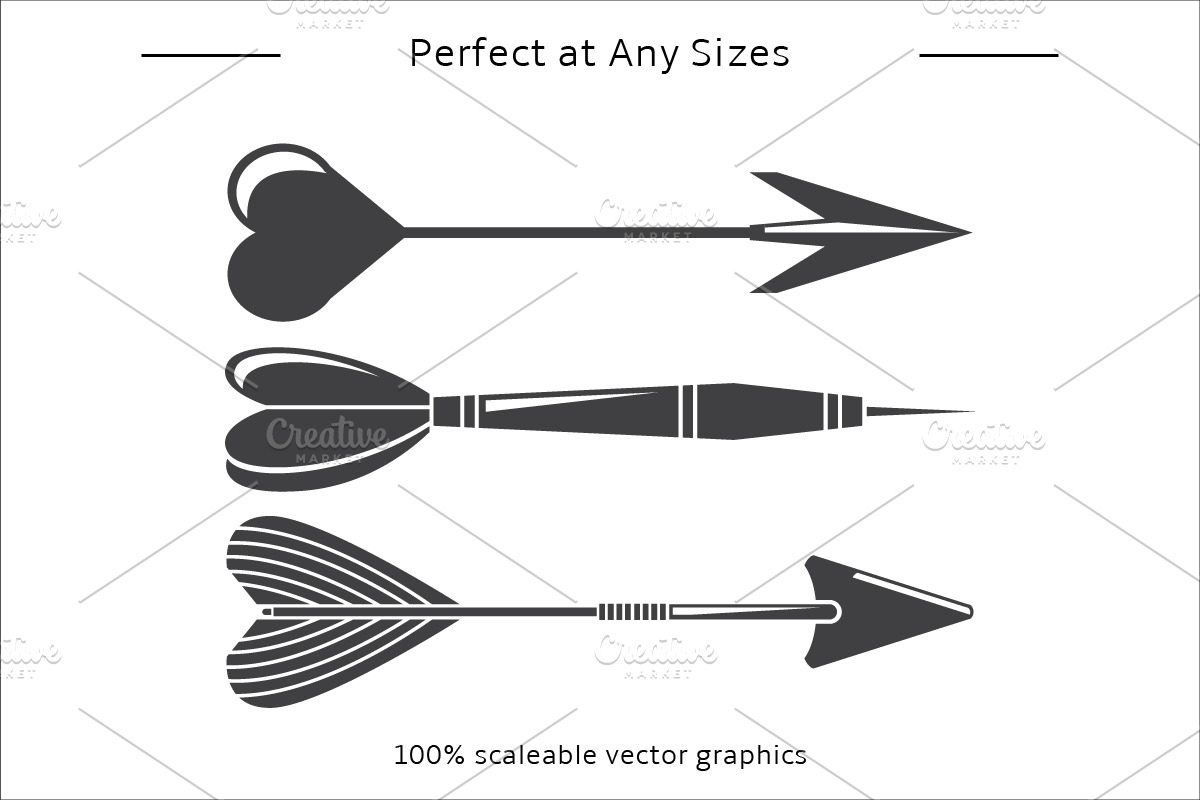 Decorative Boho Arrow and Dart Set, an Object Graphic by Designfour (Photo 7 of 7)