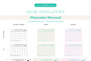 PLANEADOR MENSUAL_Set, a Stationery Template by GoodNess Graphics (Thumbnail 3 of 8)