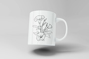 Wild Flowers Coloring Page, a Graphic by Forhadx5 (Thumbnail 11 of 15)