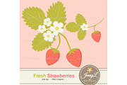 Strawberry Seamless Digital Papers, a Pattern Graphic by JennyL Designs (Thumbnail 2 of 6)