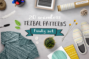 Set of funky patterns