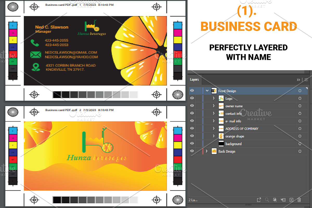 Beverage-Inspired Stationery Designs, a Stationery Template by Design Fusion (Photo 2 of 4)