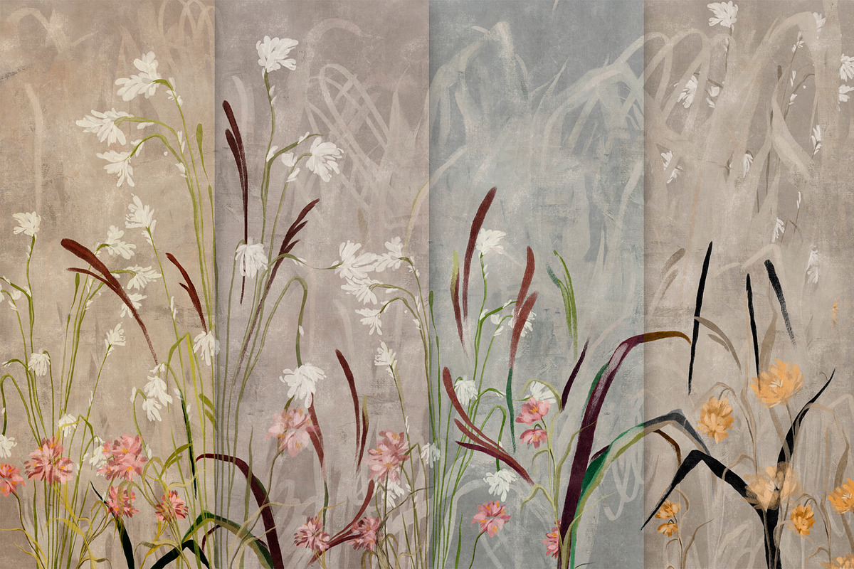 Wallpaper Field of Grasses, a Wallpaper Graphic by apollinariia_shop (Photo 9 of 9)