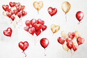 Love Ballons PNG Overlays, an Object Graphic by PixelJungle (Thumbnail 3 of 4)