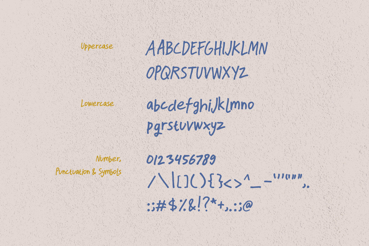 Common Hands Handwritten Fonts, a Font by tomatstudio (Photo 2 of 5)