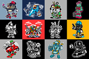 98 Cartoon Vector Bundle, an Illustration by roach_graphic (Thumbnail 11 of 15)