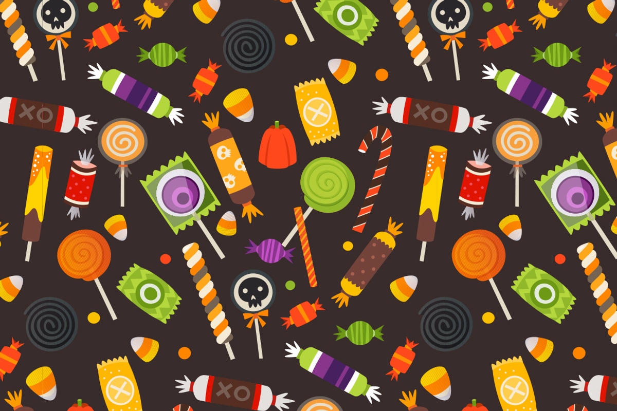 Loads of sweets for Halloween, an Illustration by Moonery's (Photo 7 of 7)