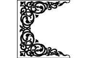 Elegant Vintage Floral Corner Frame, a Decorative Illustration by Designer_Momina (Thumbnail 21 of 21)