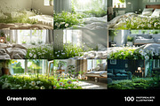 Green rooms. Collection, a Decorative Illustration by Handmadefont (Thumbnail 7 of 14)