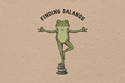 Finding Balance, an Animal Illustration by Vectorlina (Thumbnail 1 of 4)