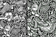 Soccer Graphic Doodle Patterns, a Pattern Graphic by BALABOLKA (Thumbnail 5 of 6)