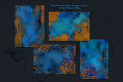 Blue and Gold Textures pack, a Texture Graphic by Marmoris.Arts (Thumbnail 5 of 9)