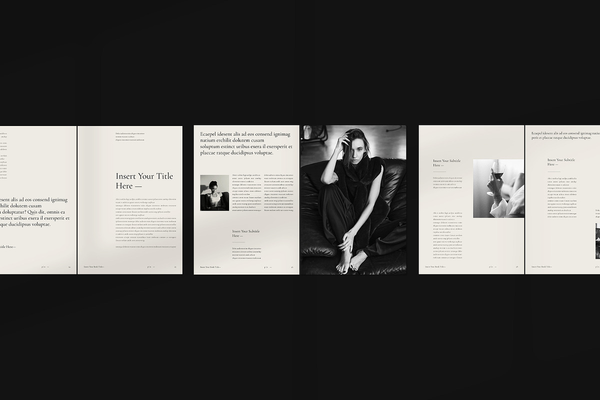 Book Layout & Magazine Template, a Brochure Template by Olion Lora (Photo 11 of 24)