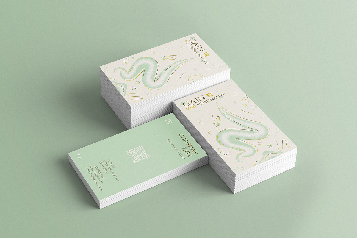 Minimal Business Card Template, a Business Card Template by E-Type (Photo 3 of 3)