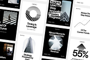 Modern Business Agency Templates, a Social Media Template by Defects (Thumbnail 1 of 5)