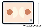 Procreate Mid Century Modern Brushes, a Brush Add-On by CC CREATIVE CO (Thumbnail 15 of 17)