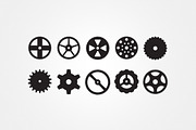 Gears - Vector Set, an Object Graphic by Prixel Creative (Thumbnail 4 of 5)
