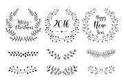 Set of Christmas design elements., a Templates & Theme by DikayaMiau (Thumbnail 1 of 5)