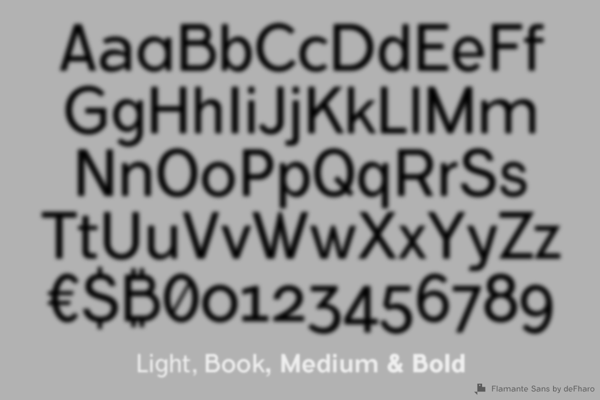 Flamante Sans -8 fonts- preview 4