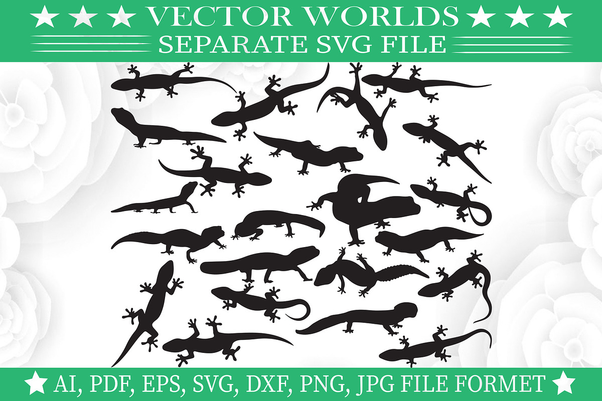 Gecko Svg, Animal, Animals Svg, an Object Graphic by VectorWorlds