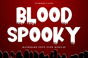 Blood Spooky, a Sans Serif Font by FreshTypeINK (Thumbnail 1 of 8)