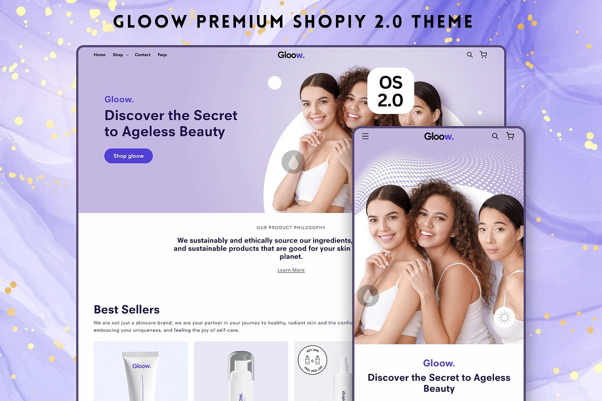 Gloow | Minimal Shopify Theme, a Shopify Template by Lumin Lab (Photo 2 of 11)
