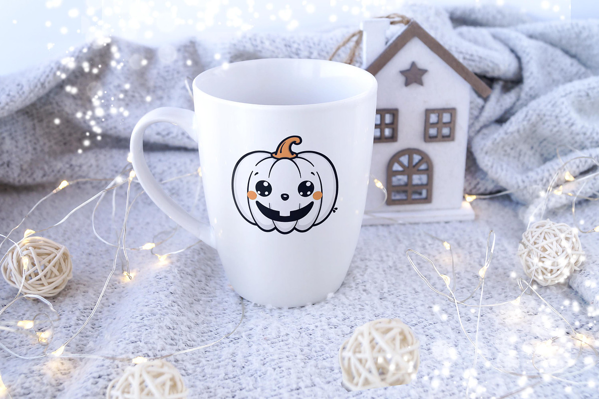 Cute Pumpkin Clipart, a Seasonal Illustration by Forhadx5 (Photo 8 of 9)